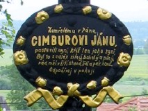 Detail hrobu Jana Cimbury