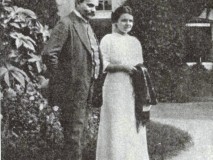 J. S. Machar s dcerou Sylvou v Luhačovicích
