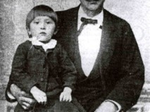 Josef Váchal s dědečkem Janem Alšem