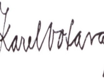Podpis Karla Votavy
