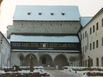 hrad v zimě