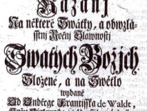 Chválořeč - titulní list