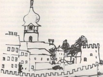 Písecké hradby (ilustrace)
